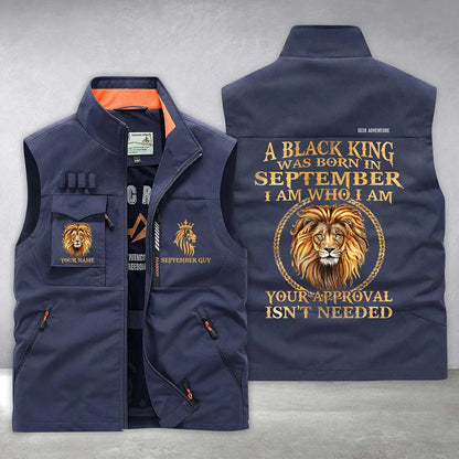 Personalized September Guy Multi-Pocket Vest UKHA6240303