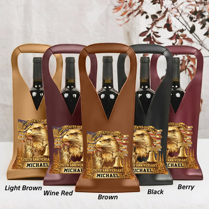 Custom 250th US Wine Bag THNT6140405
