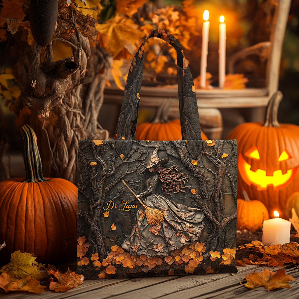 Personalized Witchy Quilted Tote Bag QFNT5220805
