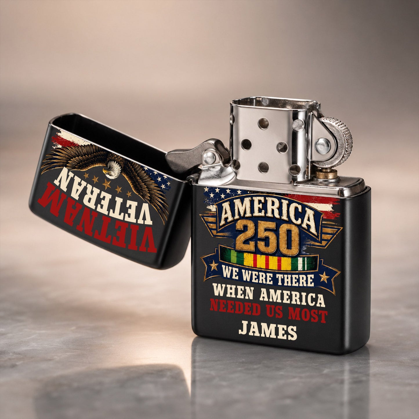 Custom Vietnam Veteran Lighter THND6100603