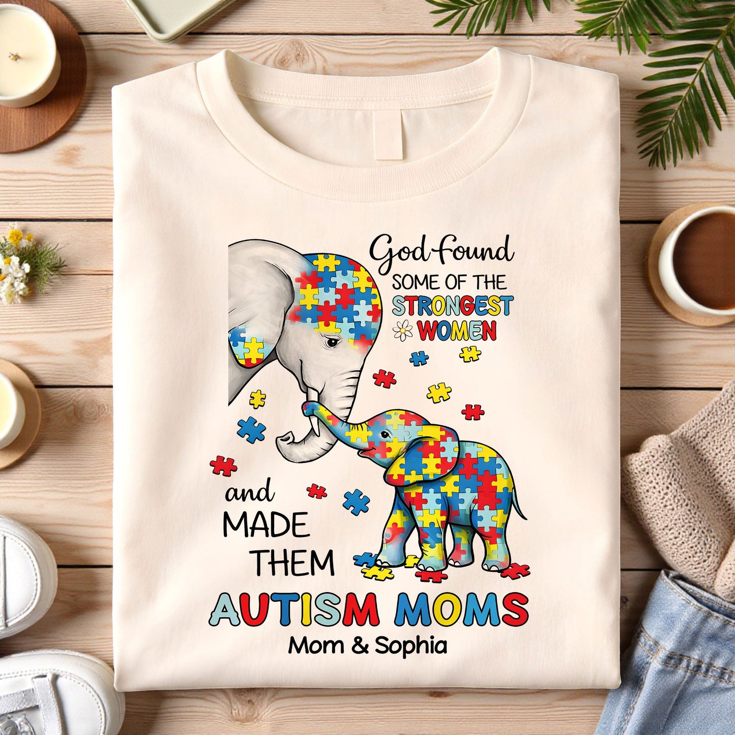 Custom Autism Elephant Shirt THUU6250304
