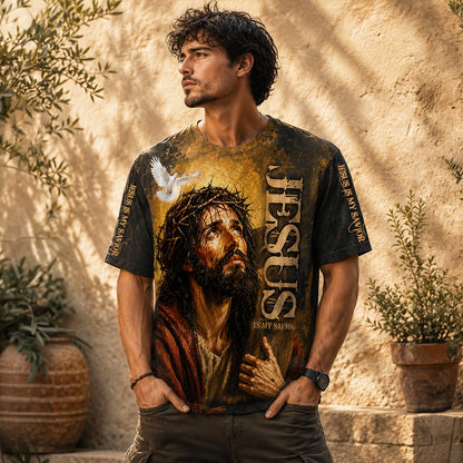 Jesus Is My Savior Christain 3D All Over Printed Clothes UKHA6290501