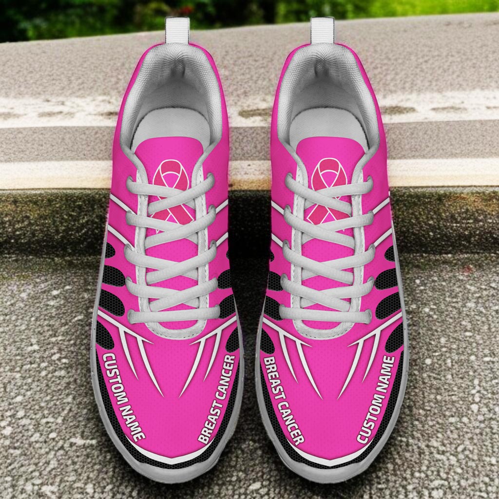 Personalized Breast Cancer Awareness Sneakers UKHA5070803
