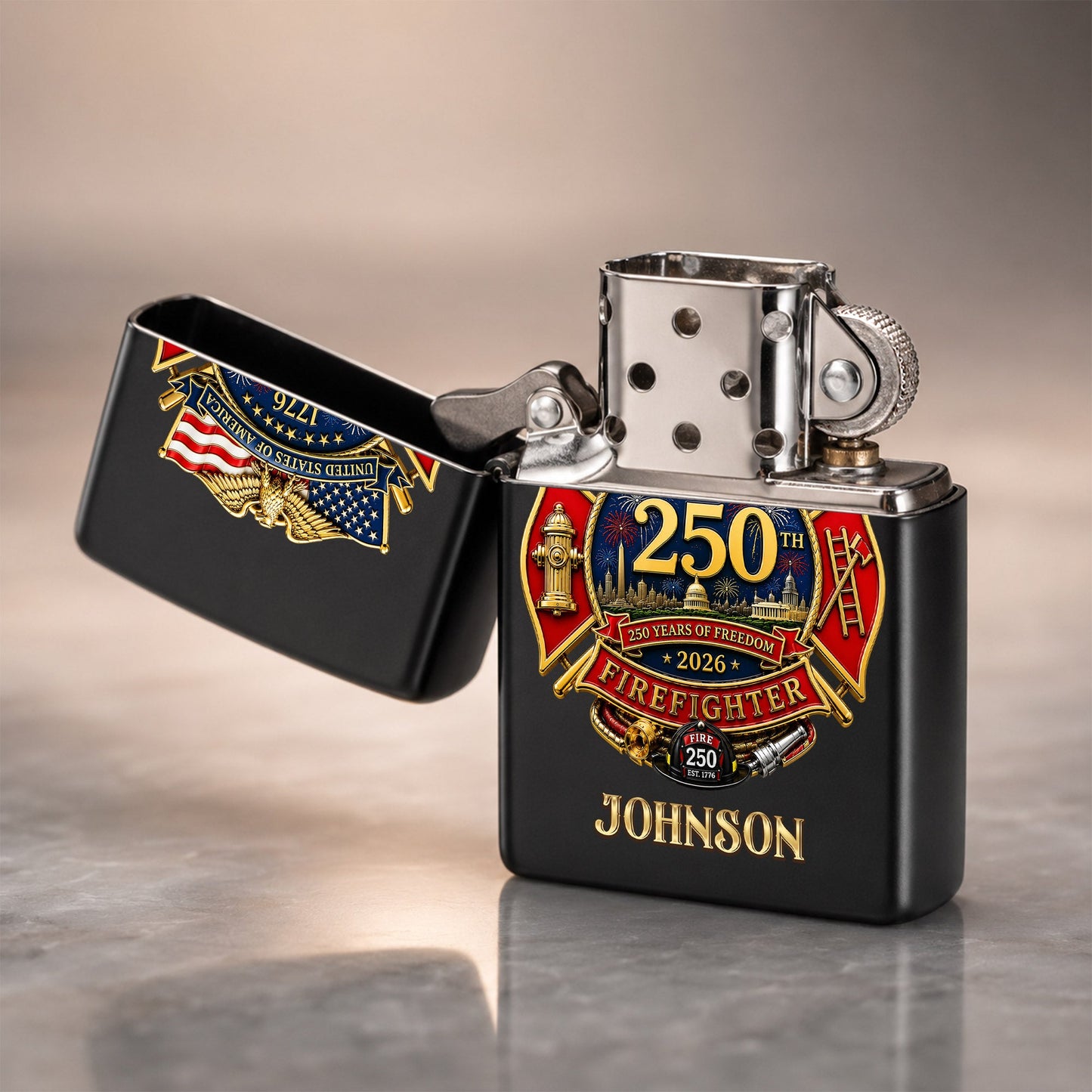 Custom 250th Firefighter Lighter THND6090601