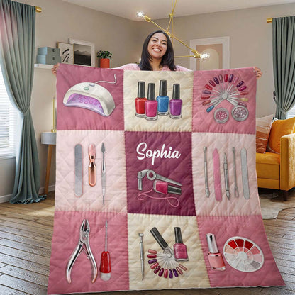 Custom Nail Quilt Blanket THTD6190104