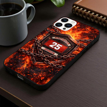 Personalized Firefighter Phone Case UKHA6260102