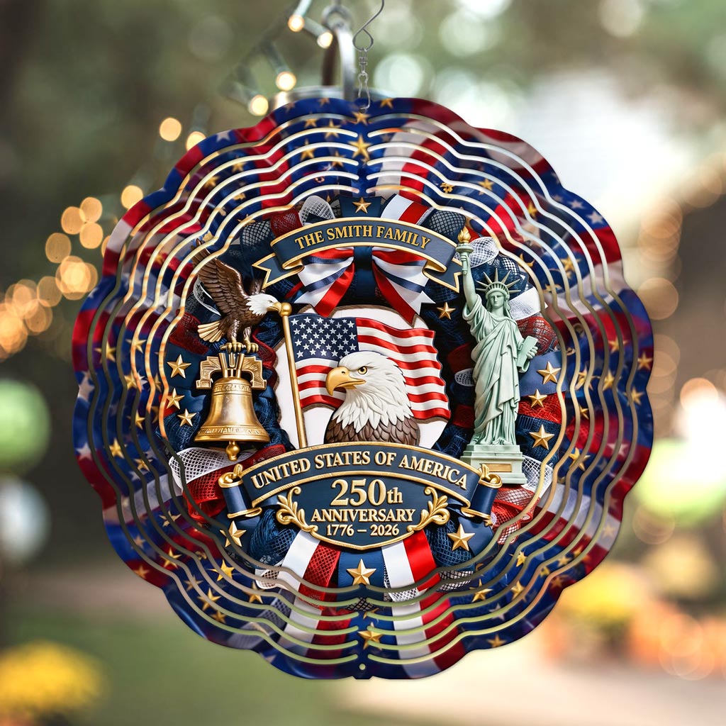 Personalized 250th Wind Spinner NPHH6140402