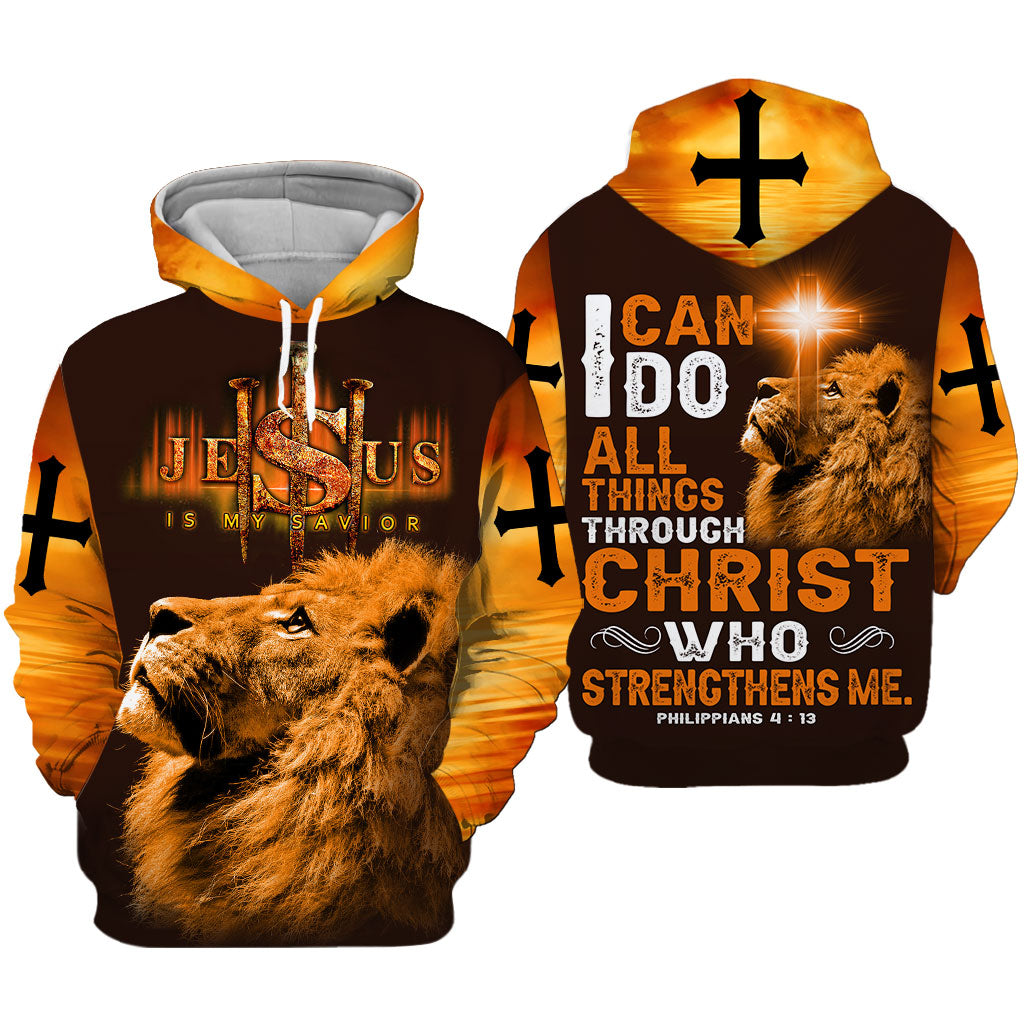 esus And Lion 3D All Over Printed Clothes UKMM090501