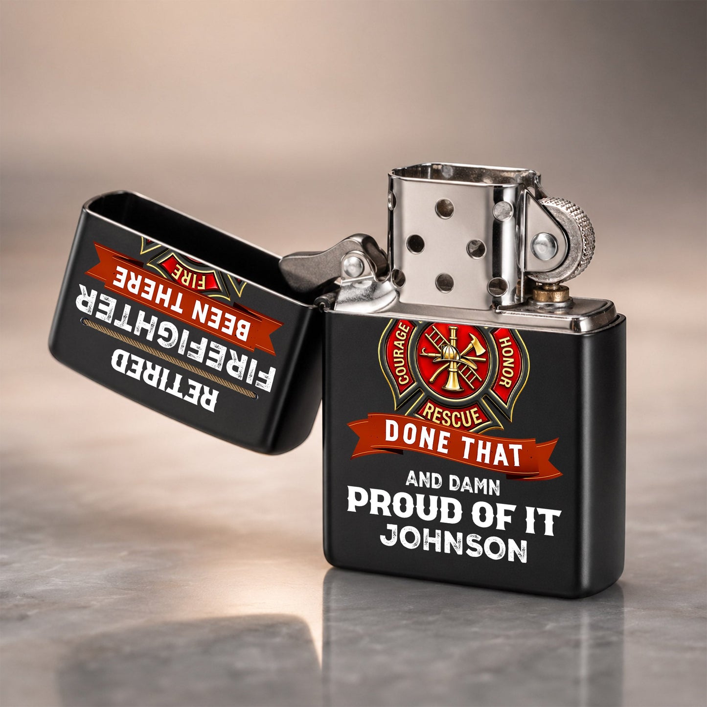 Custom Firefighter Lighter THND6090602