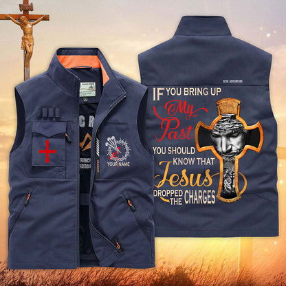 Custom Jesus Multi-Pocket Vest UKHA6200303