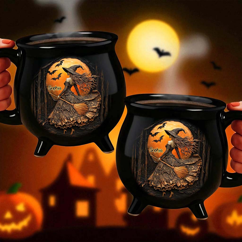 Personalized Witches Brew Cauldron Mug Halloween QFHM5260801