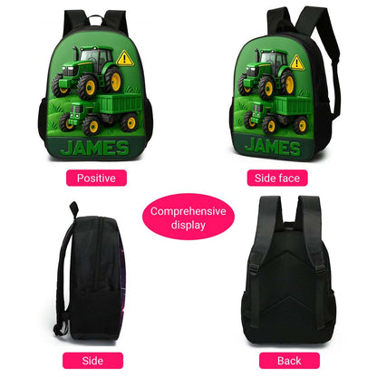 Personalized Tractor Back To School Backpack QFHM5020802