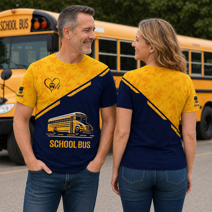 Personalized  School Bus Driver 3D All Over Printed Clothes UKND6270711