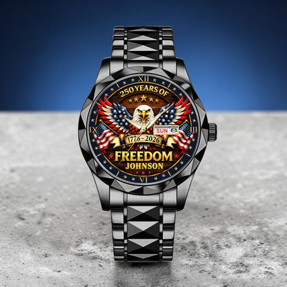 Personalized United State 250th Anniversary  Alloy Luxury Quartz Watch UKND6140301