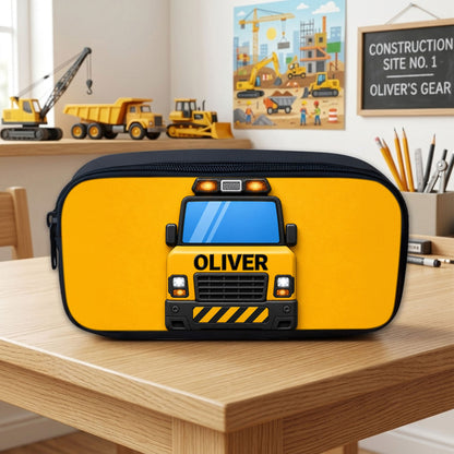 Personalized Back To School Construction Truck Backpack NPND6290601