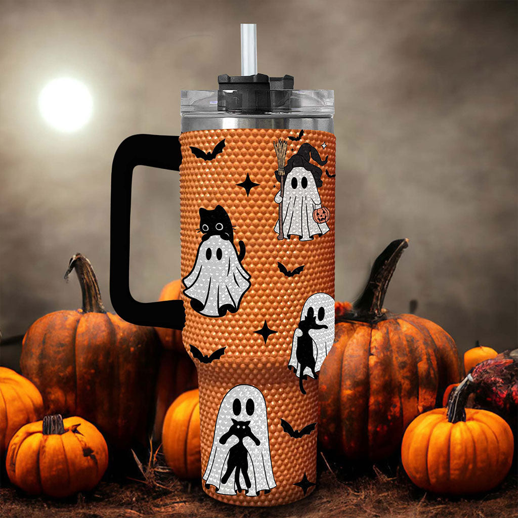 Personalized Ghost Rhinestones 40 Oz Tumbler NPON4170803