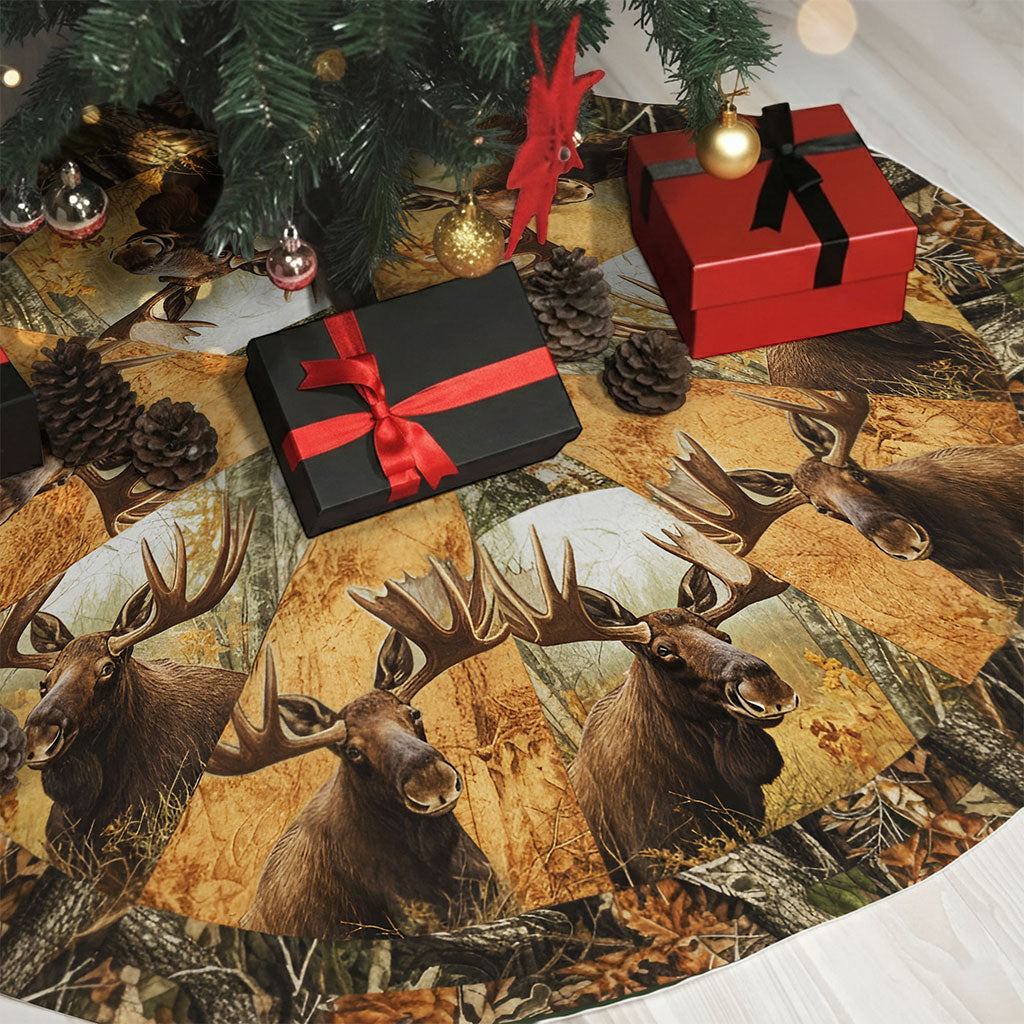 Moose Hunting Tree Skirt UKTO5131102