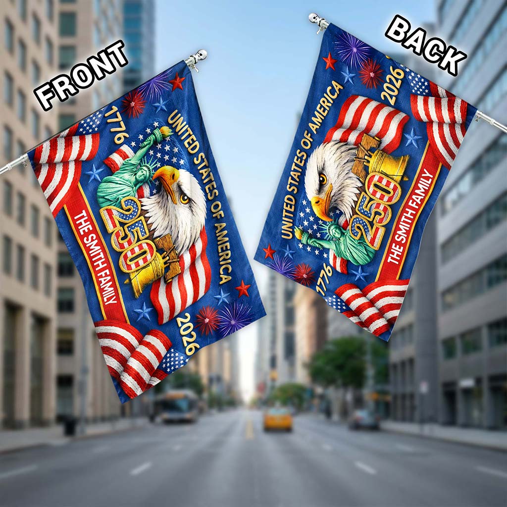 Personalized United State 250th Anniversary Flag UKHA6130401