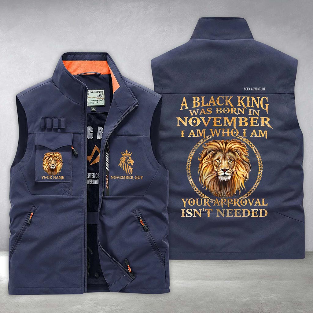 Personalized November Guy Multi-Pocket Vest UKHA6240305