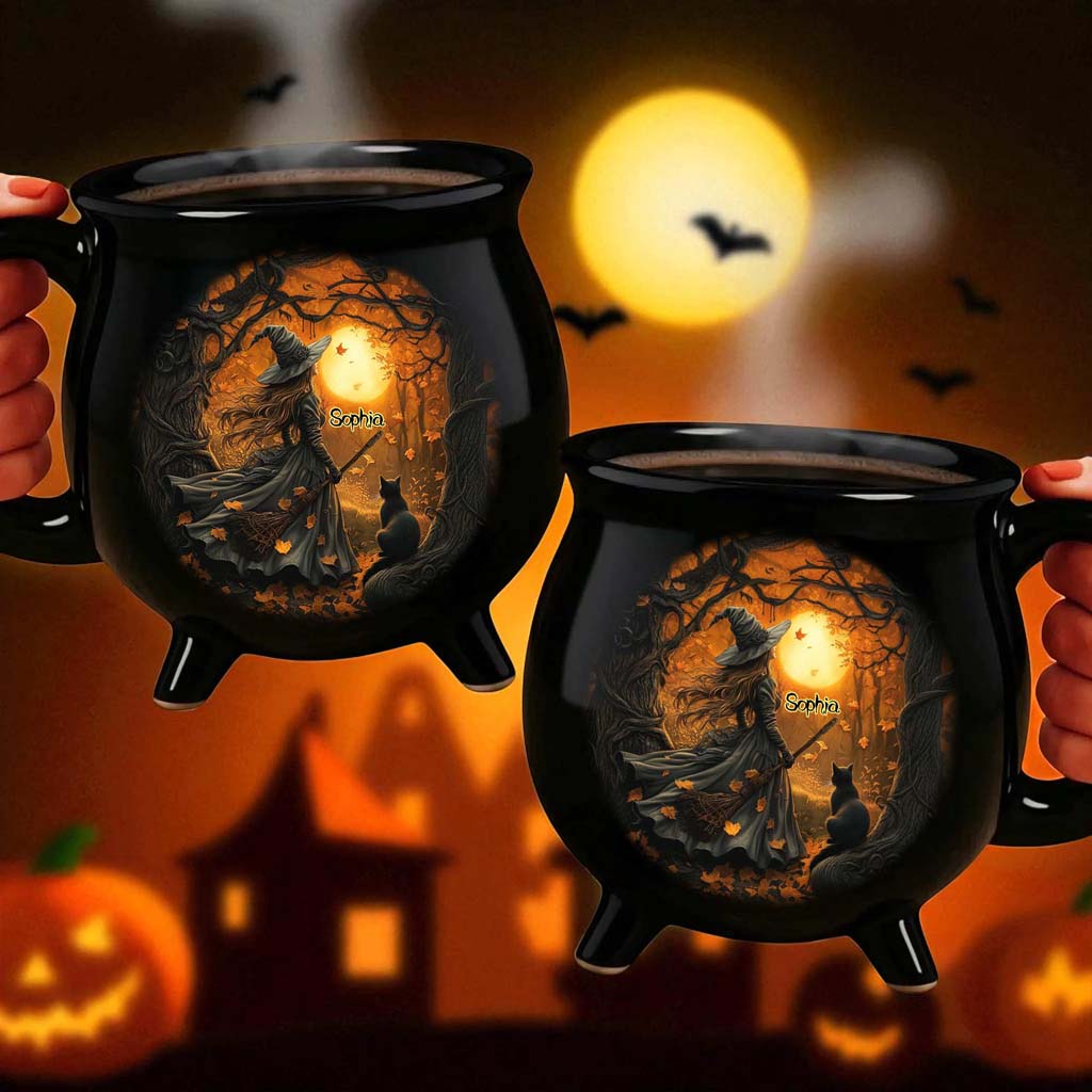 Personalized Witches Brew Cauldron Mug Halloween QFHM5250804