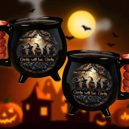Witches Brew Cauldron Mug Halloween QFHM5250803