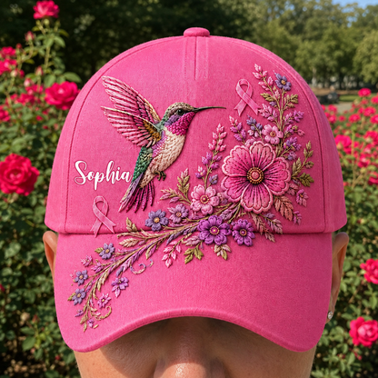Personalized Name Breast Cancer 3D All Over Printed Cap QFUU6290703