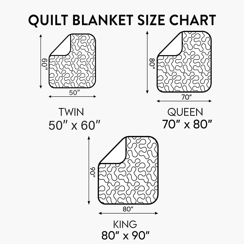 Personalized Black Women Quilted Blanket UKND6270501