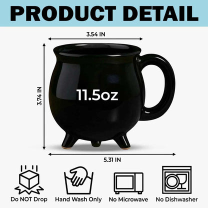 Witches Brew Cauldron Mug Halloween QFHM5250803