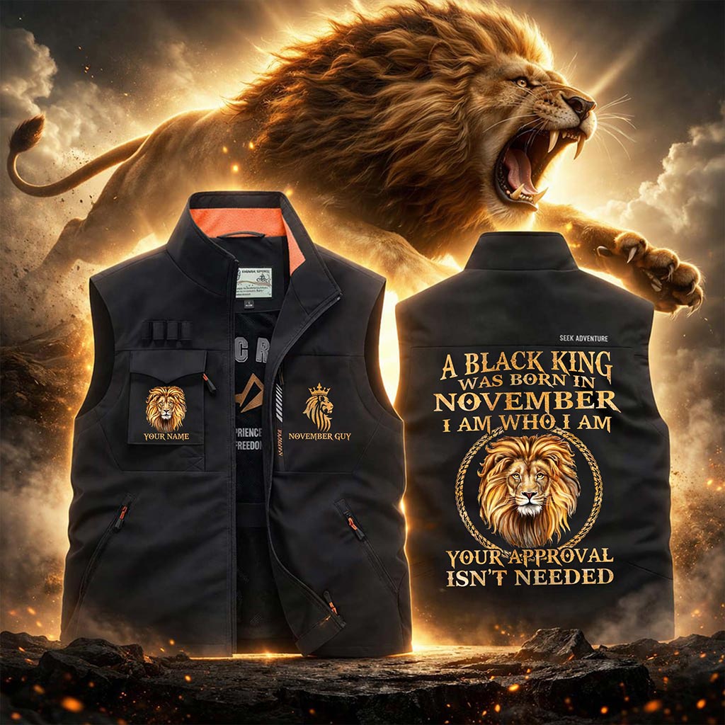 Personalized November Guy Multi-Pocket Vest UKHA6240305