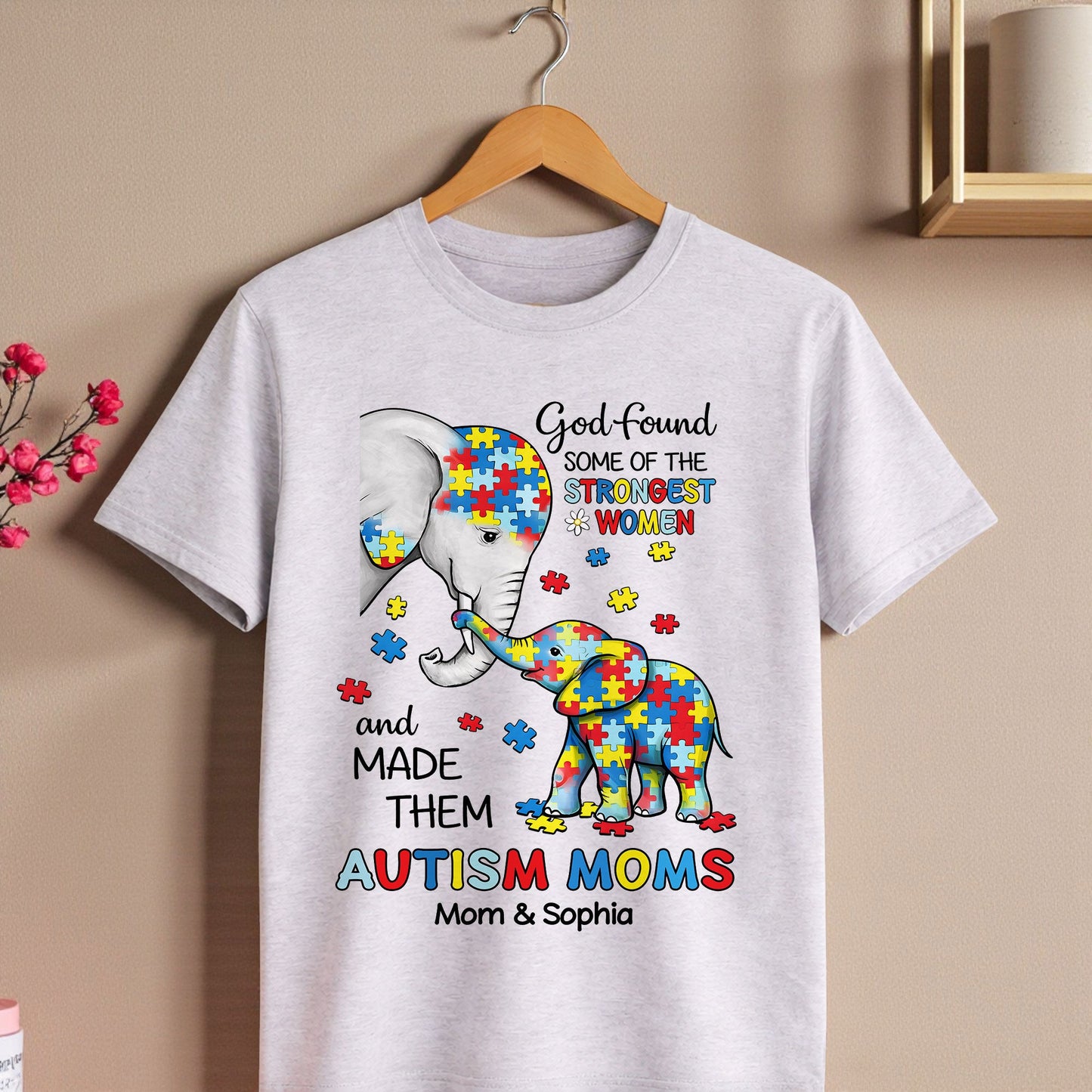 Custom Autism Elephant Shirt THUU6250304