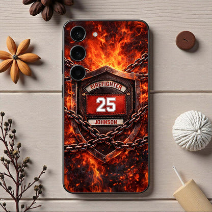 Personalized Firefighter Phone Case UKHA6260102