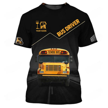 Personalized  School Bus Driver 3D All Over Printed Clothes UKND6270610