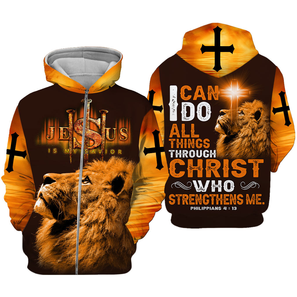 esus And Lion 3D All Over Printed Clothes UKMM090501