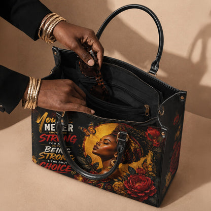 Black Women Leather PU Leather Handbag QFTD6230504