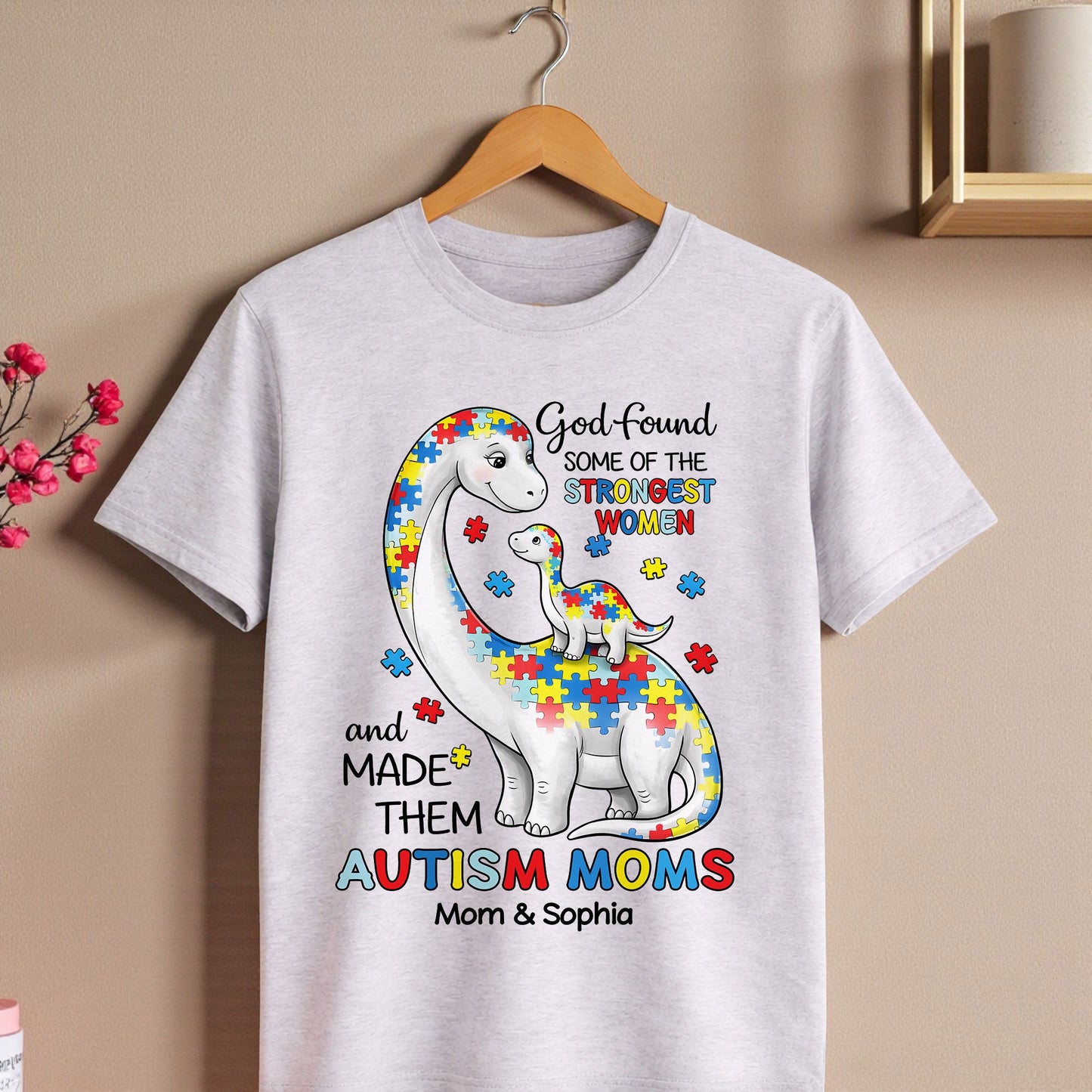 Custom Autism Dinosaur Shirt THUU6250303