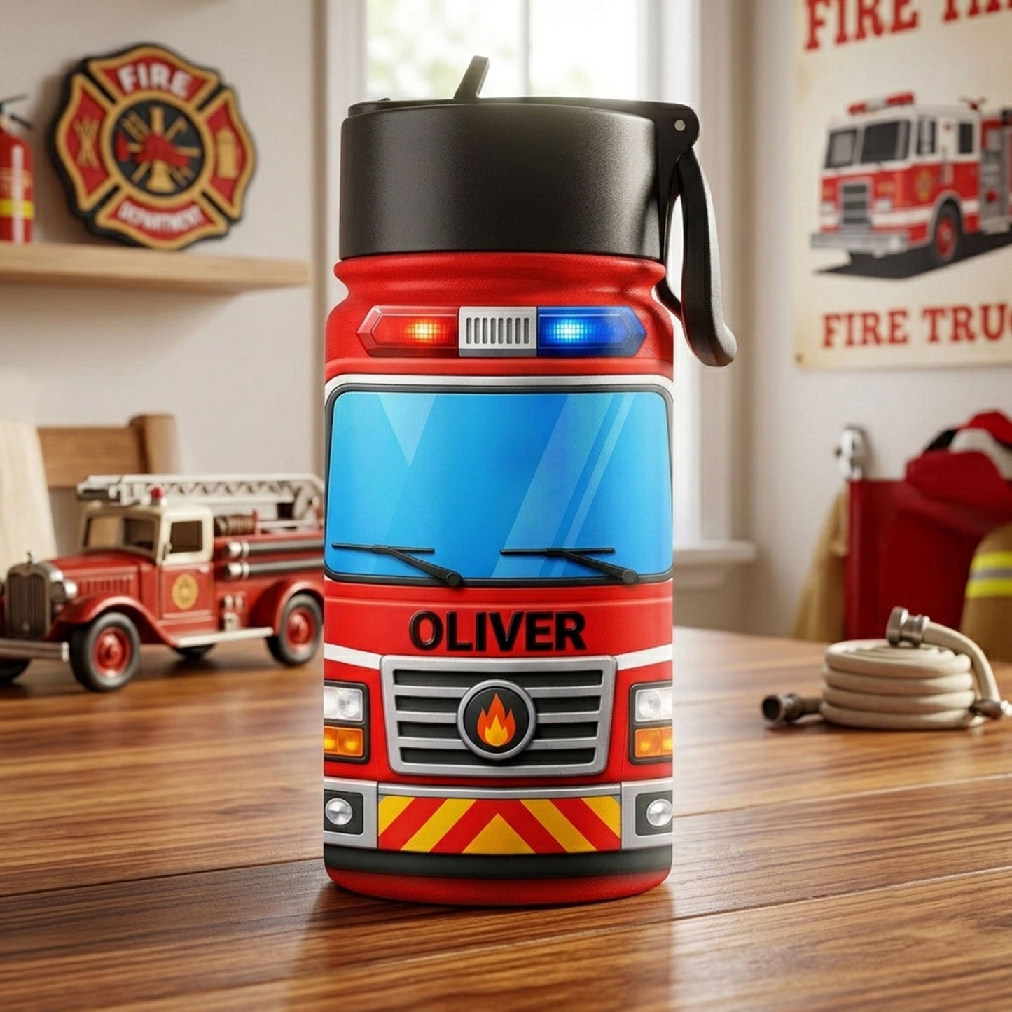 Personalized Back To School Firefighter Kids Backpack NPND6290602