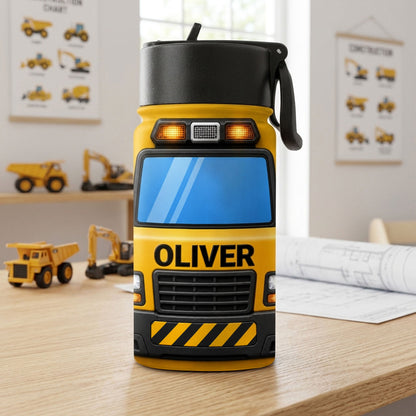 Personalized Back To School Construction Truck Backpack NPND6290601