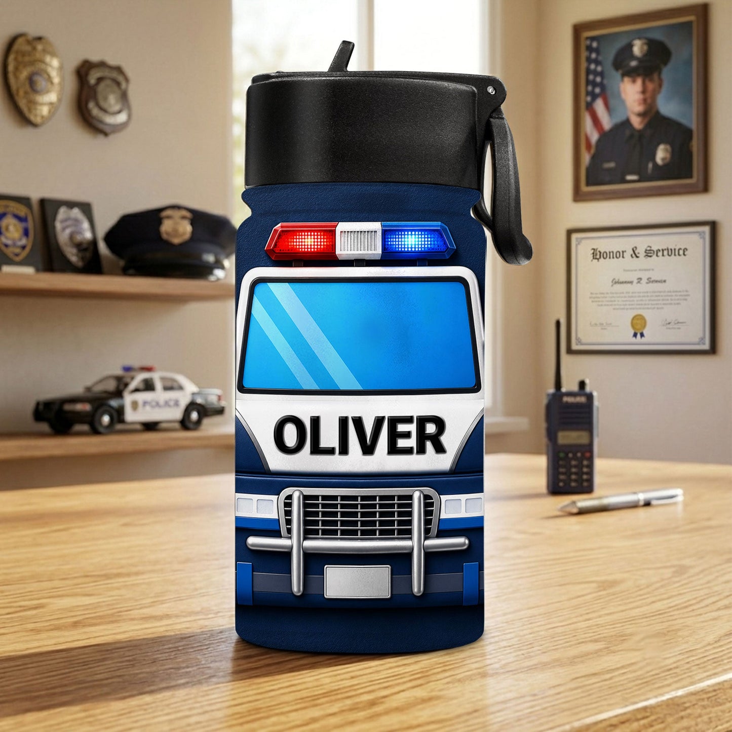 Personalized Back To School Police Kids Backpack NPND6260604