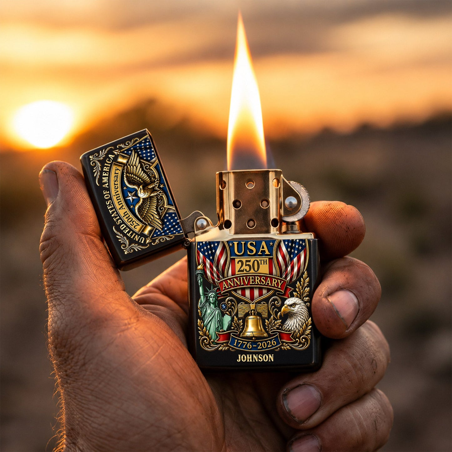 Custom 250th Lighter THND6090603