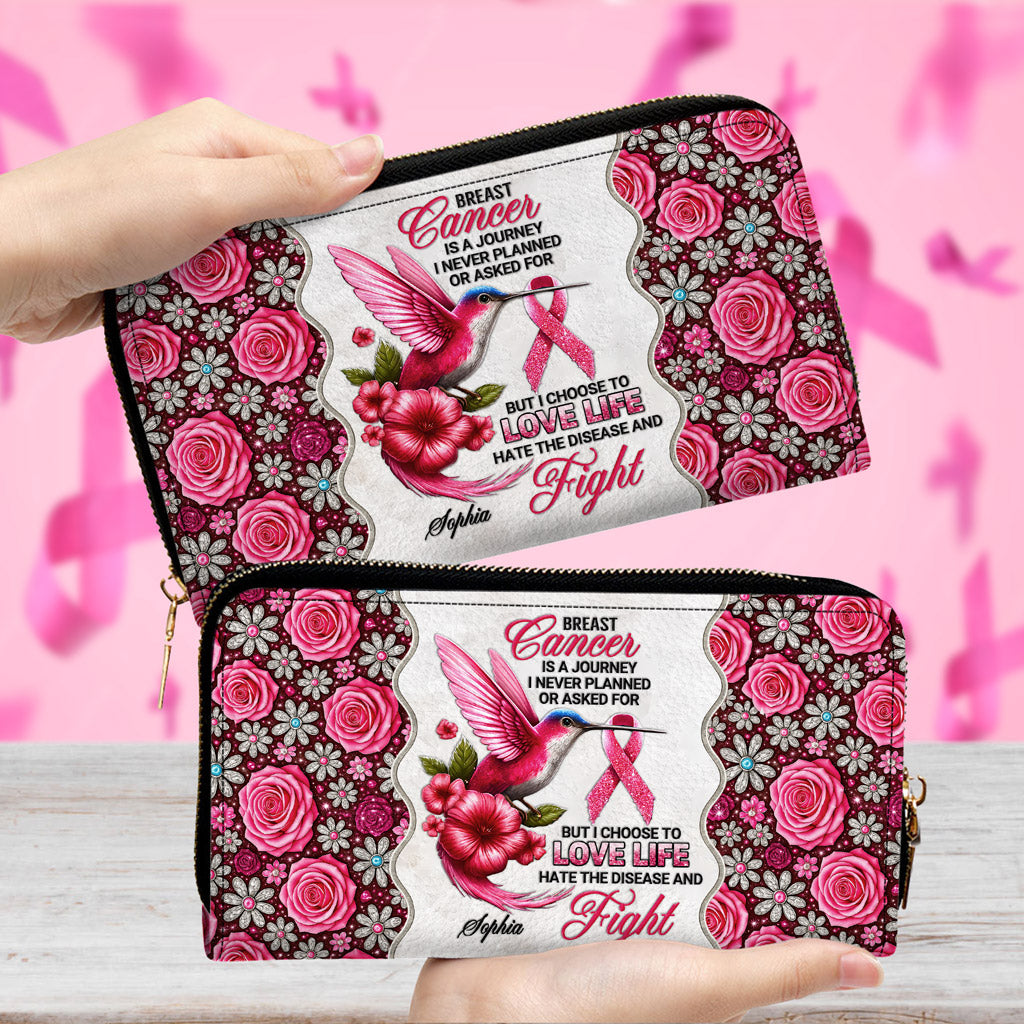 Custom Breast Cancer Awareness Leather Handbag UKNT5050909