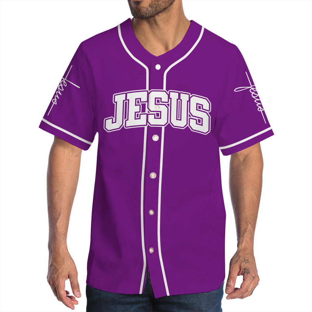 Jesus I Just Love Him So Much Baseball Jersey UKHA230303
