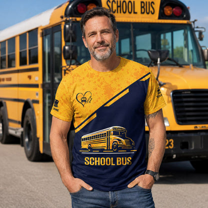 Personalized  School Bus Driver 3D All Over Printed Clothes UKND6270711