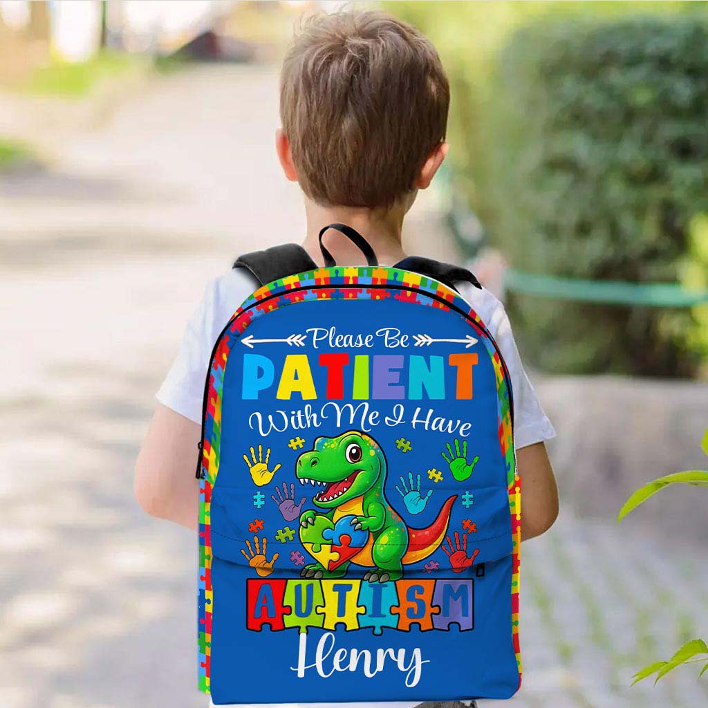 Personalized Backpack for Kids with Autism– Back To School Bag for Autistic Child QFHM5030701-DX