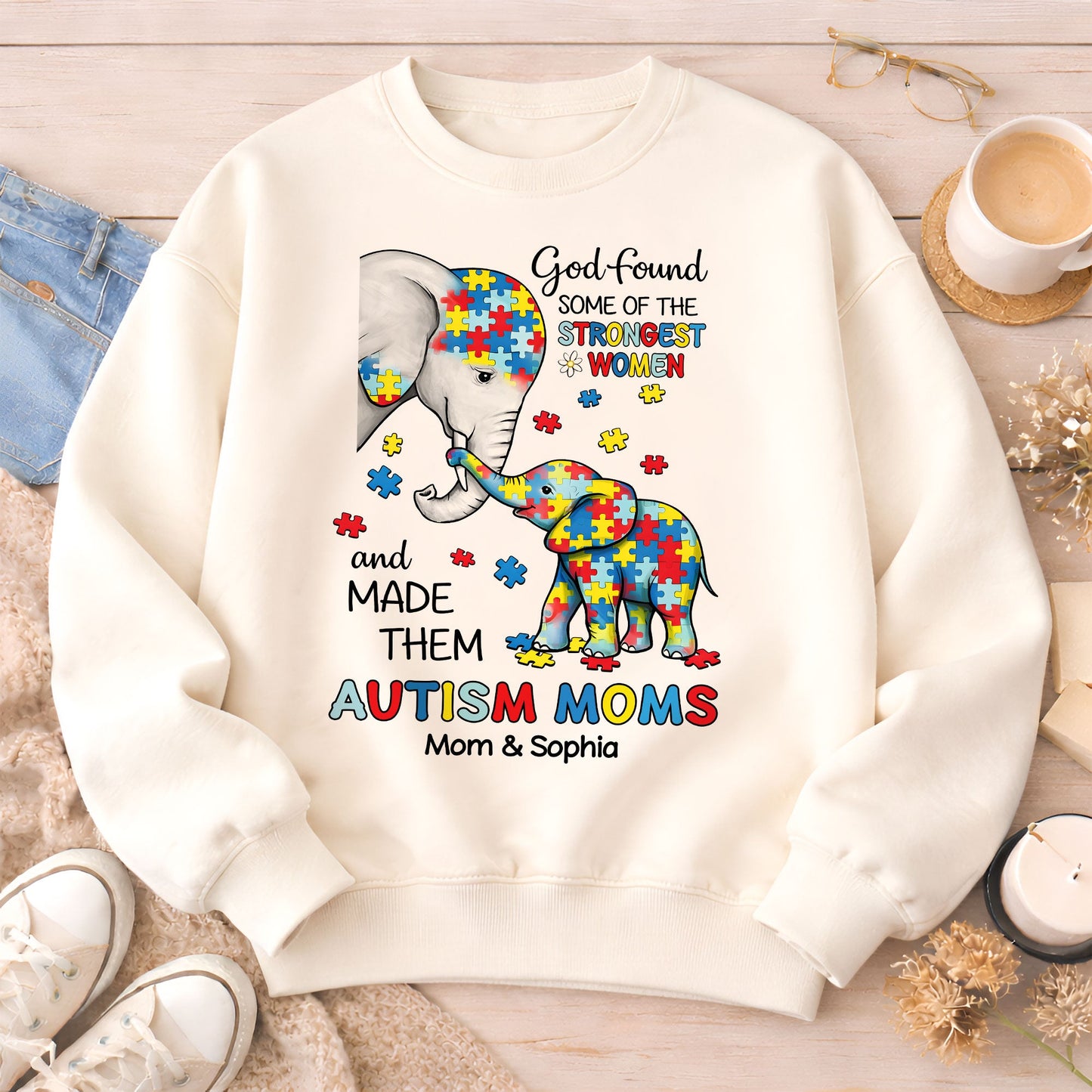 Custom Autism Elephant Shirt THUU6250304