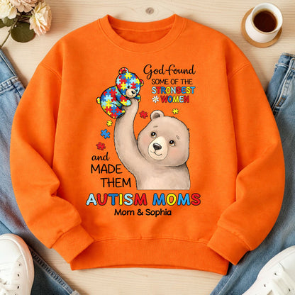 Custom Autism Bear Mom shirt THUU6250305