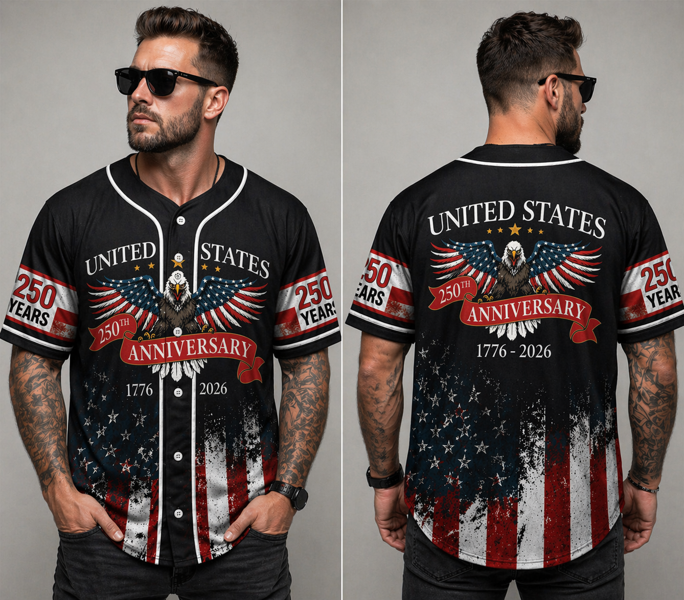 250th US Anniversary Baseball Jersey NPNT6230403