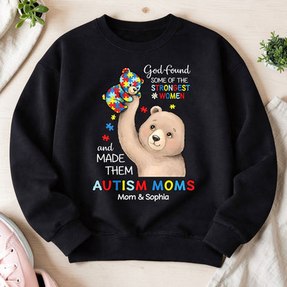 Custom Autism Bear Mom shirt THUU6250305