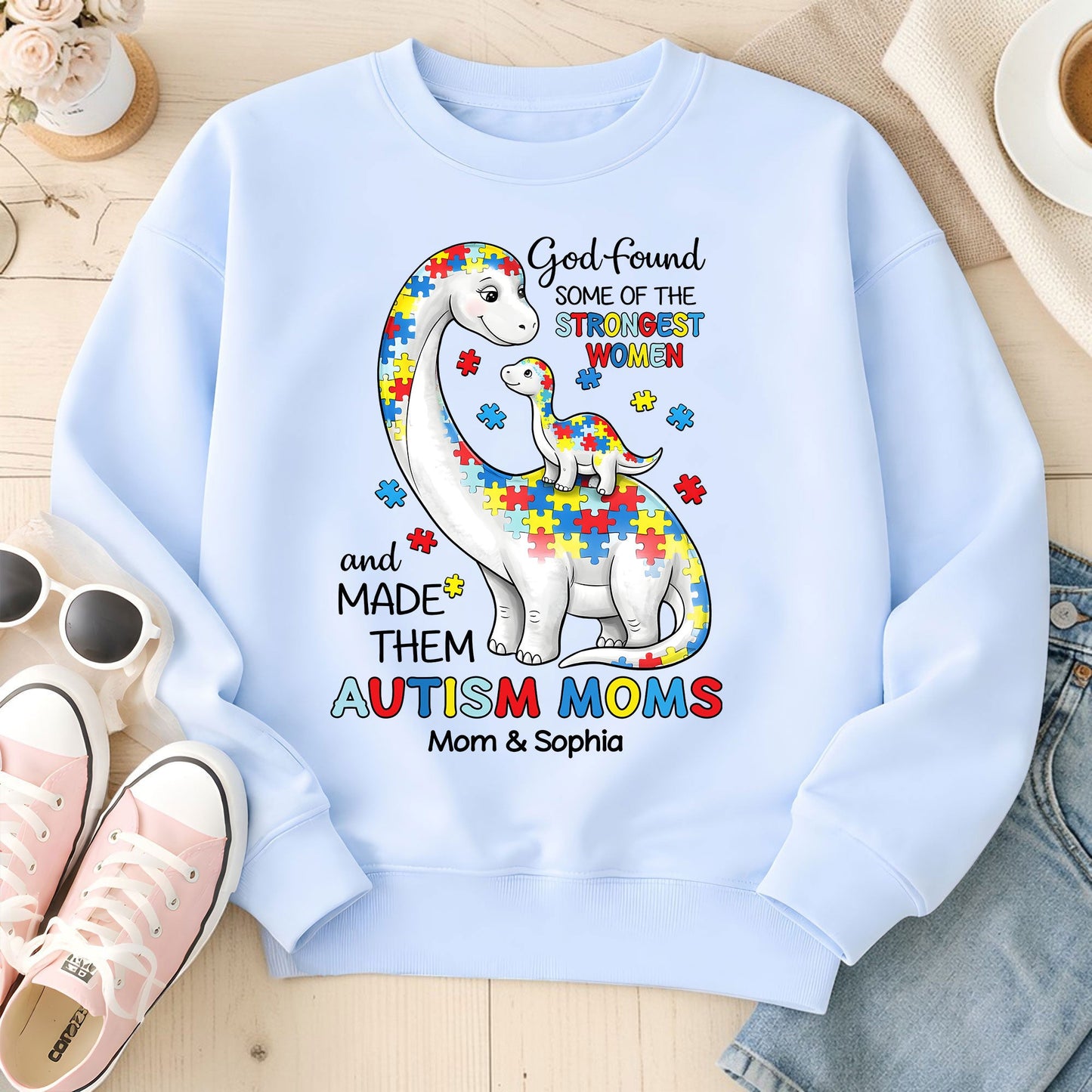 Custom Autism Dinosaur Shirt THUU6250303