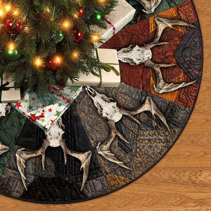 Dear Hunting Christmas Tree Skirt QFNT5221002