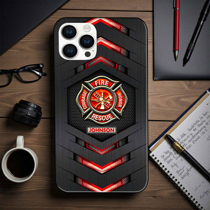 Personalized Firefighter Phone Case, Gift For Fireman, Firefighter Gifts UKHA6130102